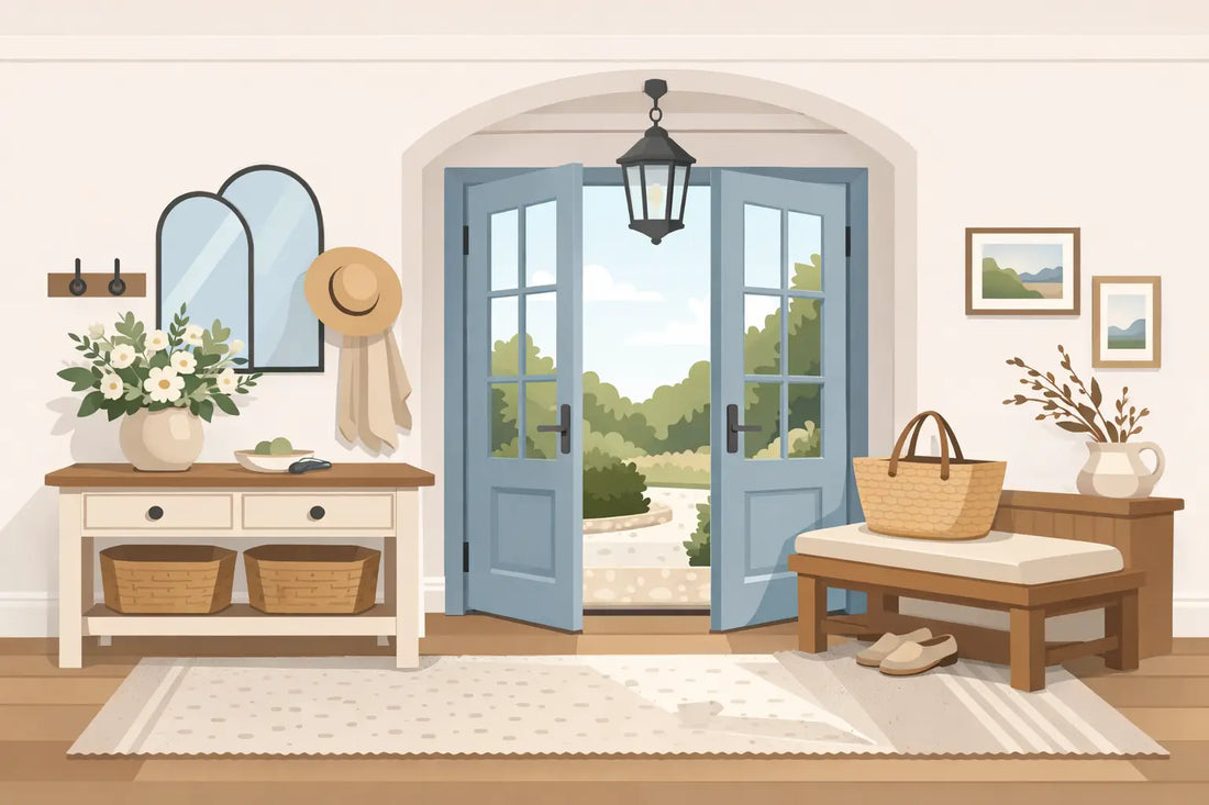 How to Style a French Country Entryway Beautifully
