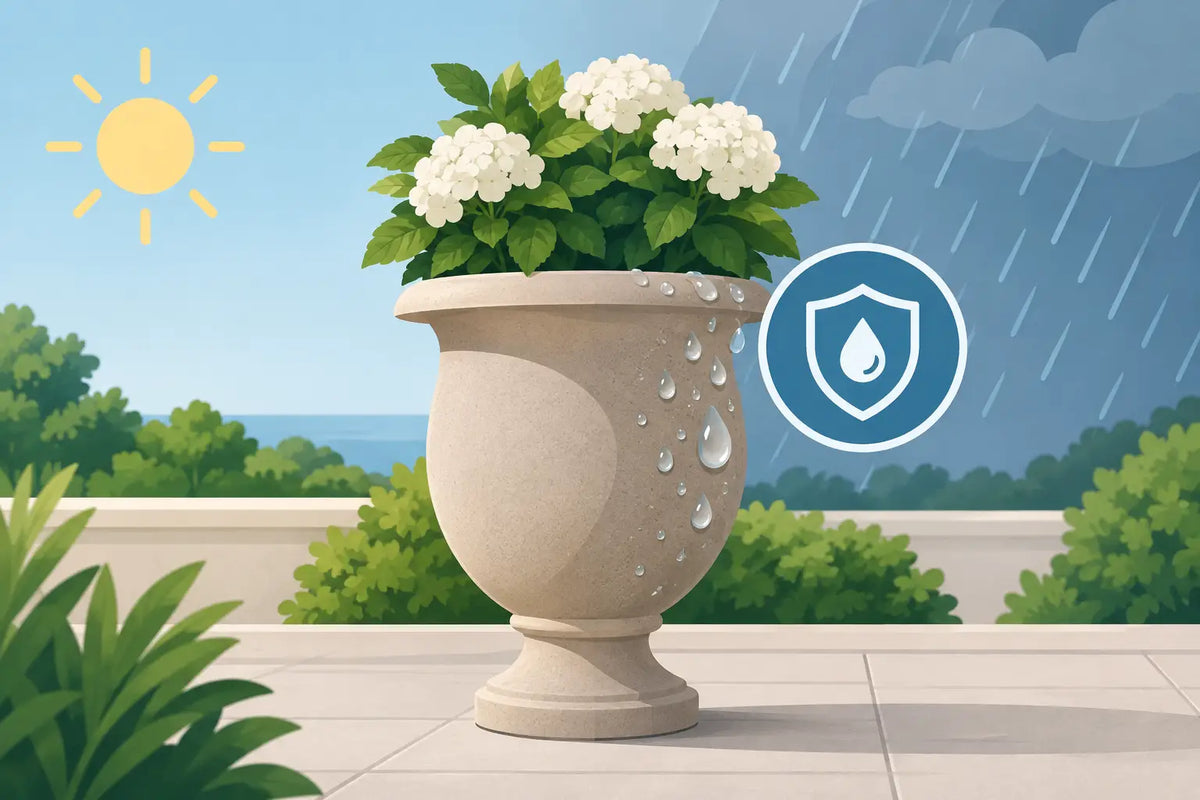 Are Decorative Urns Waterproof Outdoors?
