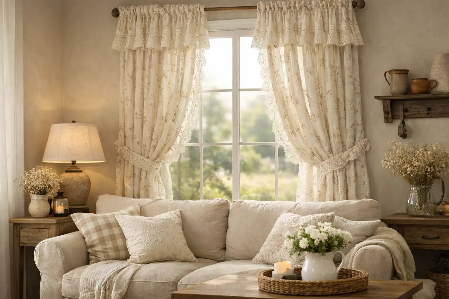 Vintage Farmhouse Style Curtains for Softer Rooms