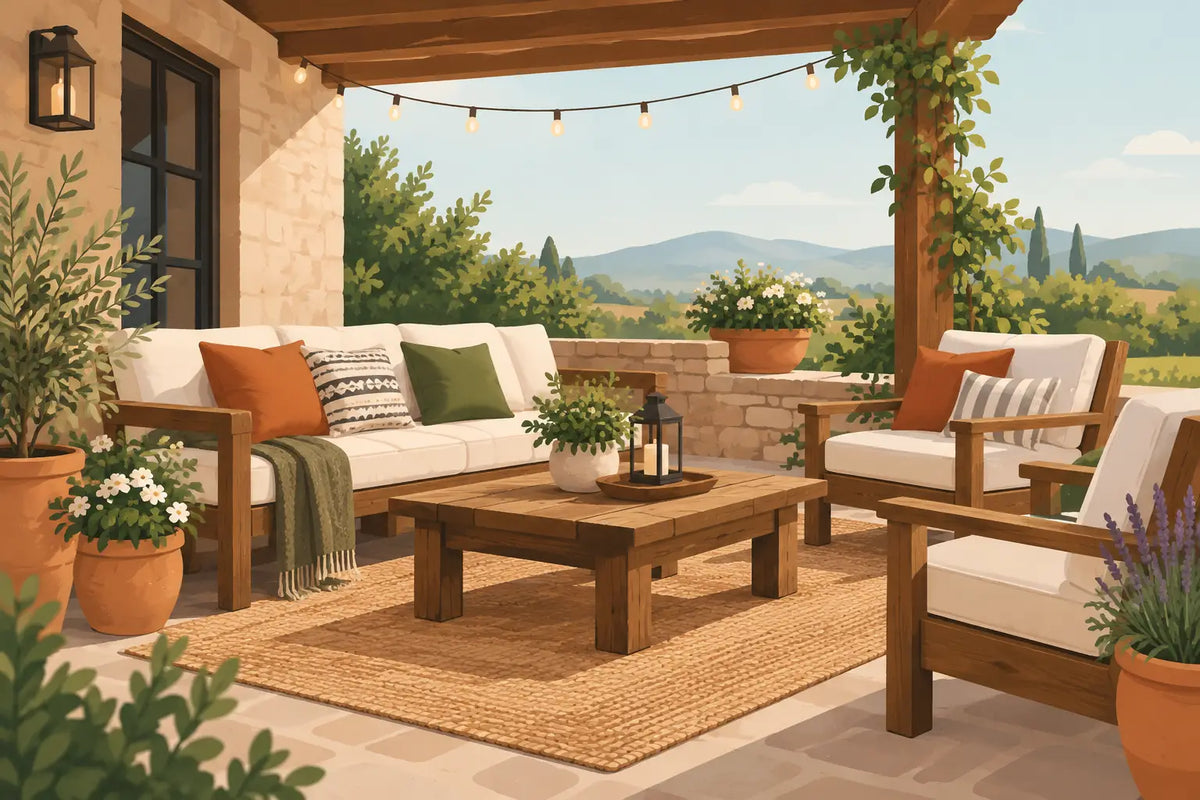 How to Decorate a Rustic Patio with Character
