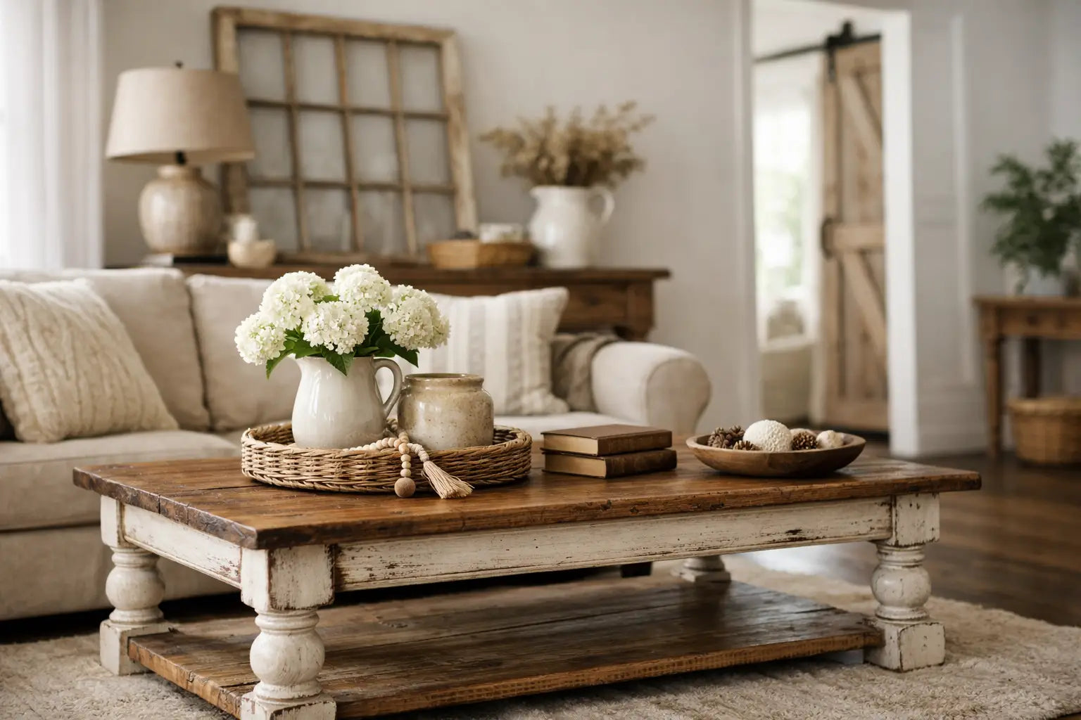 Vintage Farmhouse Style Coffee Table Ideas