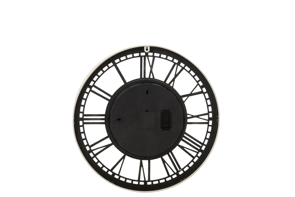 Classic Heritage Clock Coffee Table – Ivory & Antique Gold – detail view 4
