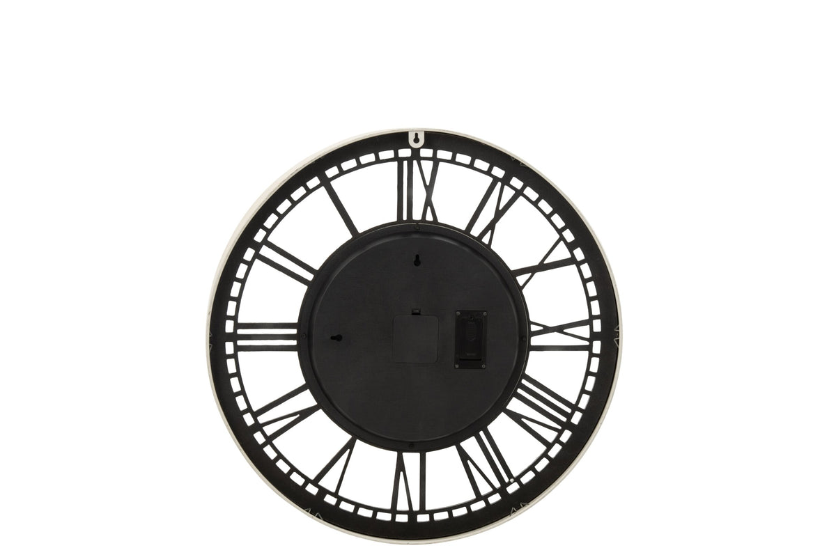 Classic Heritage Clock Coffee Table – Ivory & Antique Gold – detail view 4