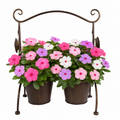 Vintage Botanical Iron Plant Stand