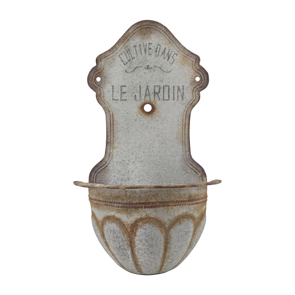French Garden Wall Fountain Planter