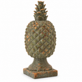 Château pineapple finial in antique green
