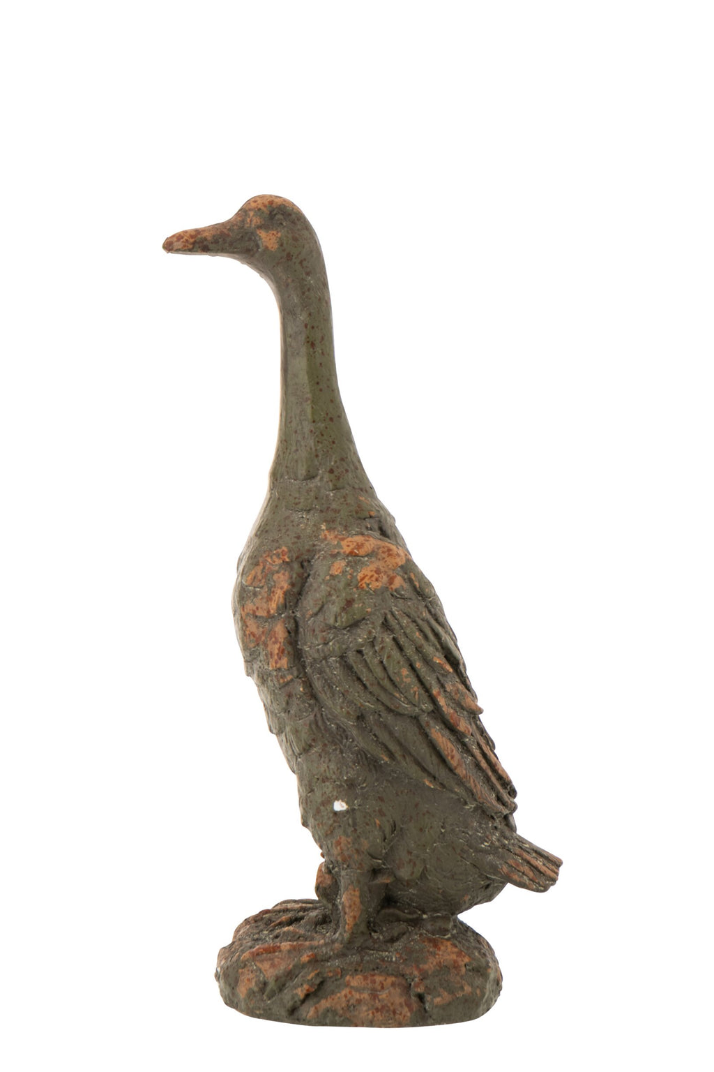 Château Antique Green Garden Duck Statue