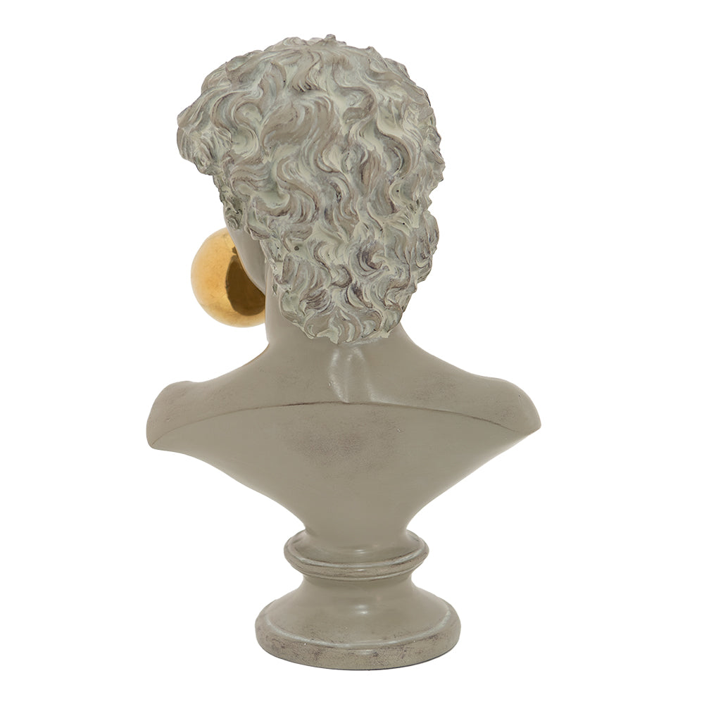 Classic David Bust – Antique Grey – detail view 2