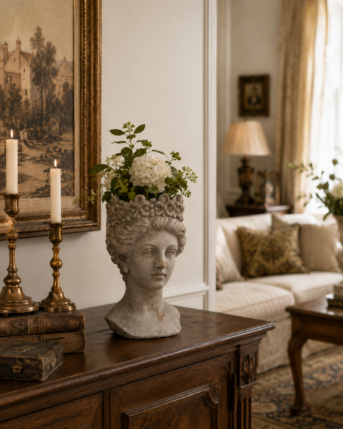 My Lady Stone-Effect Flower Pot