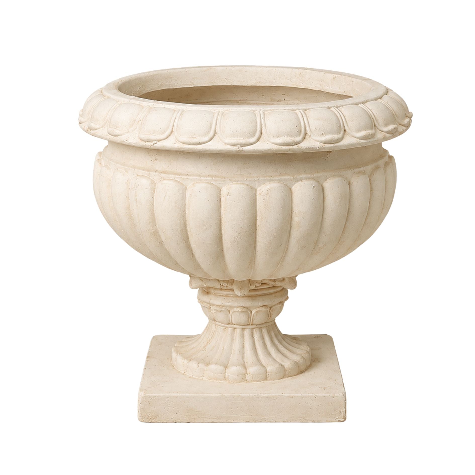 Heritage Roman Urn Planter in antique stone-effect finish