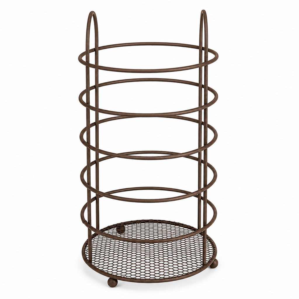 Vintage Farmhouse Iron Cutlery Holder – alternative view