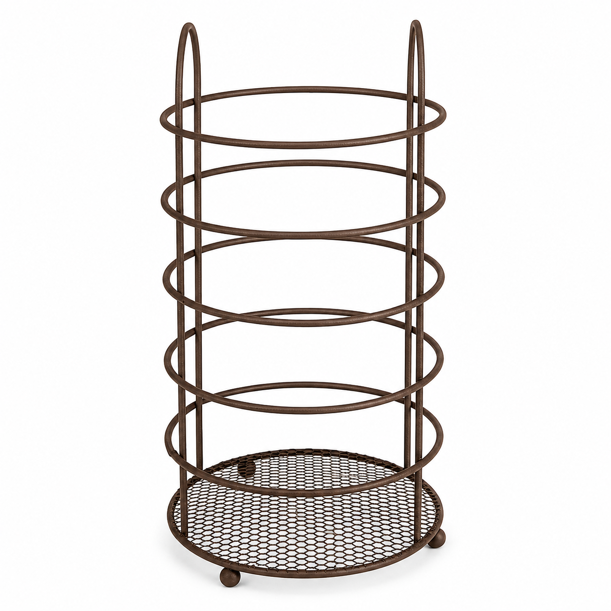 Vintage Farmhouse Iron Cutlery Holder – alternative view