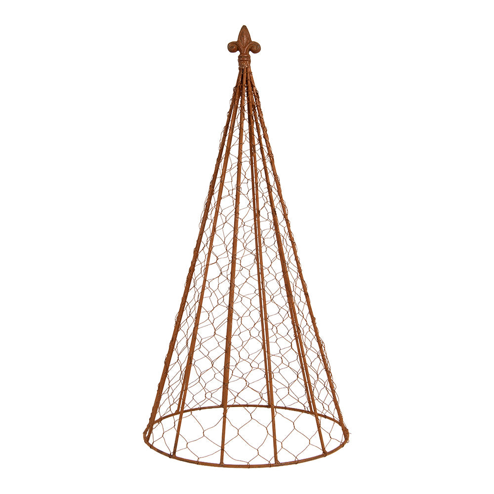 Set of 3 Château garden cloches in aged brown – alternative view