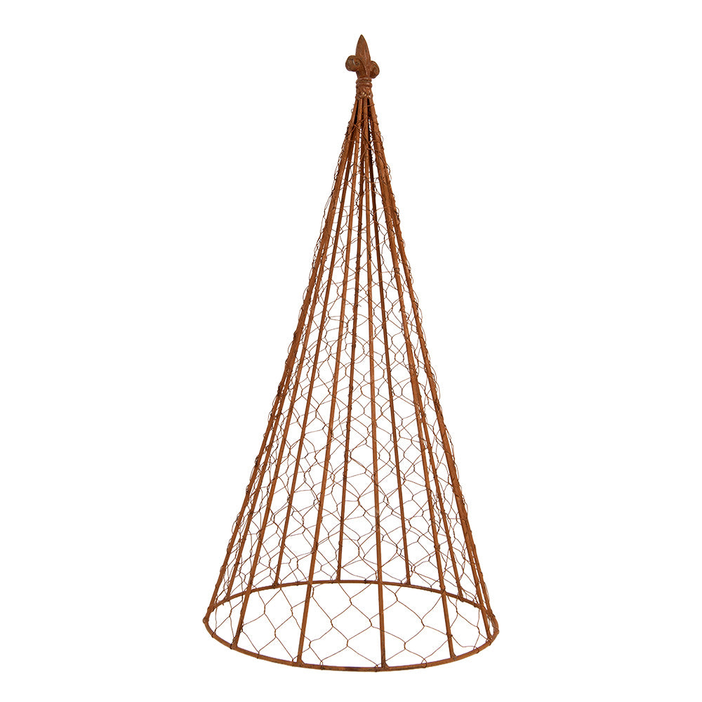 Set of 3 Château garden cloches in aged brown – detail view 2