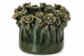 Classic Heritage Sculpted Rose Ceramic Planter