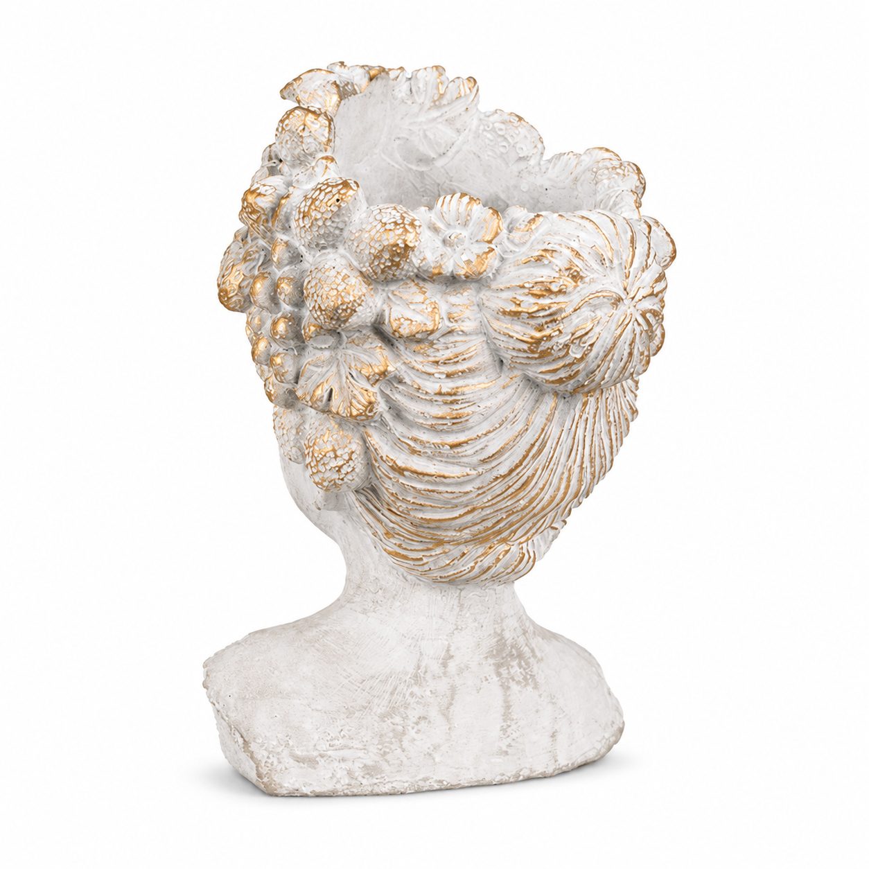 French Country Botanical Woman Plant Pot