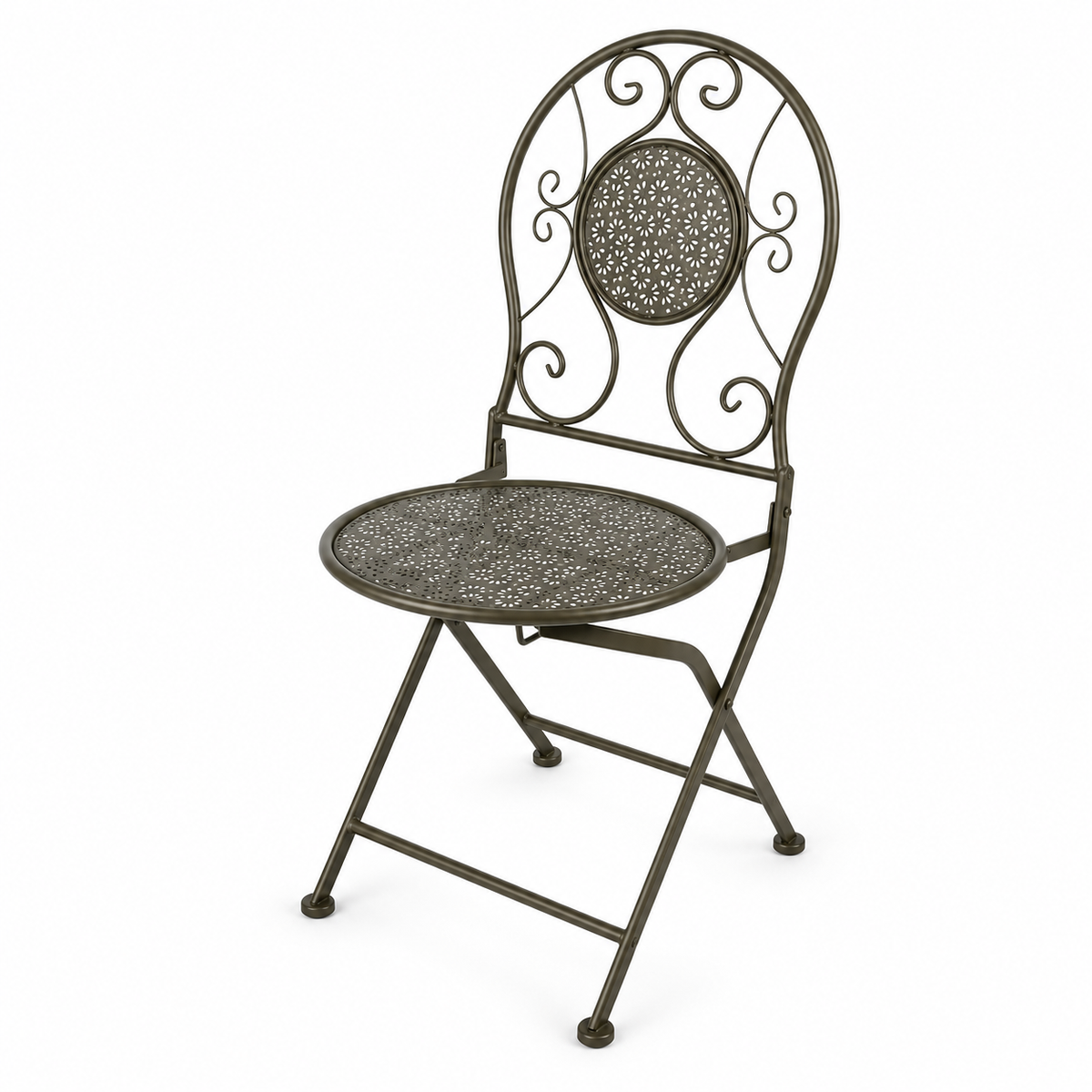 French Country Green Metal Bistro Set – alternative view