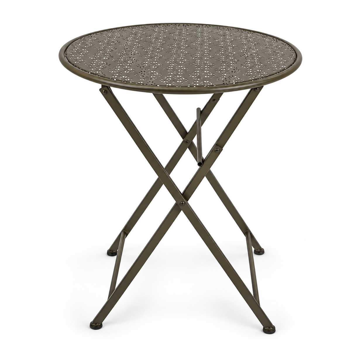 French Country Green Metal Bistro Set – detail view 3
