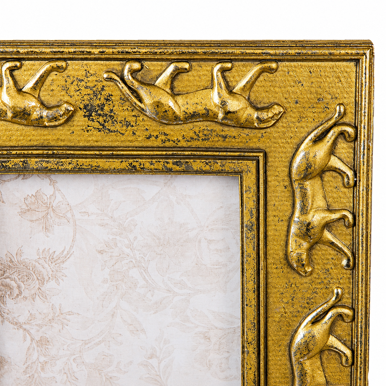 Antique Gold Leopard Picture Frame