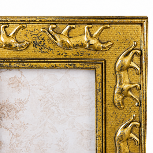 Antique Gold Leopard Picture Frame