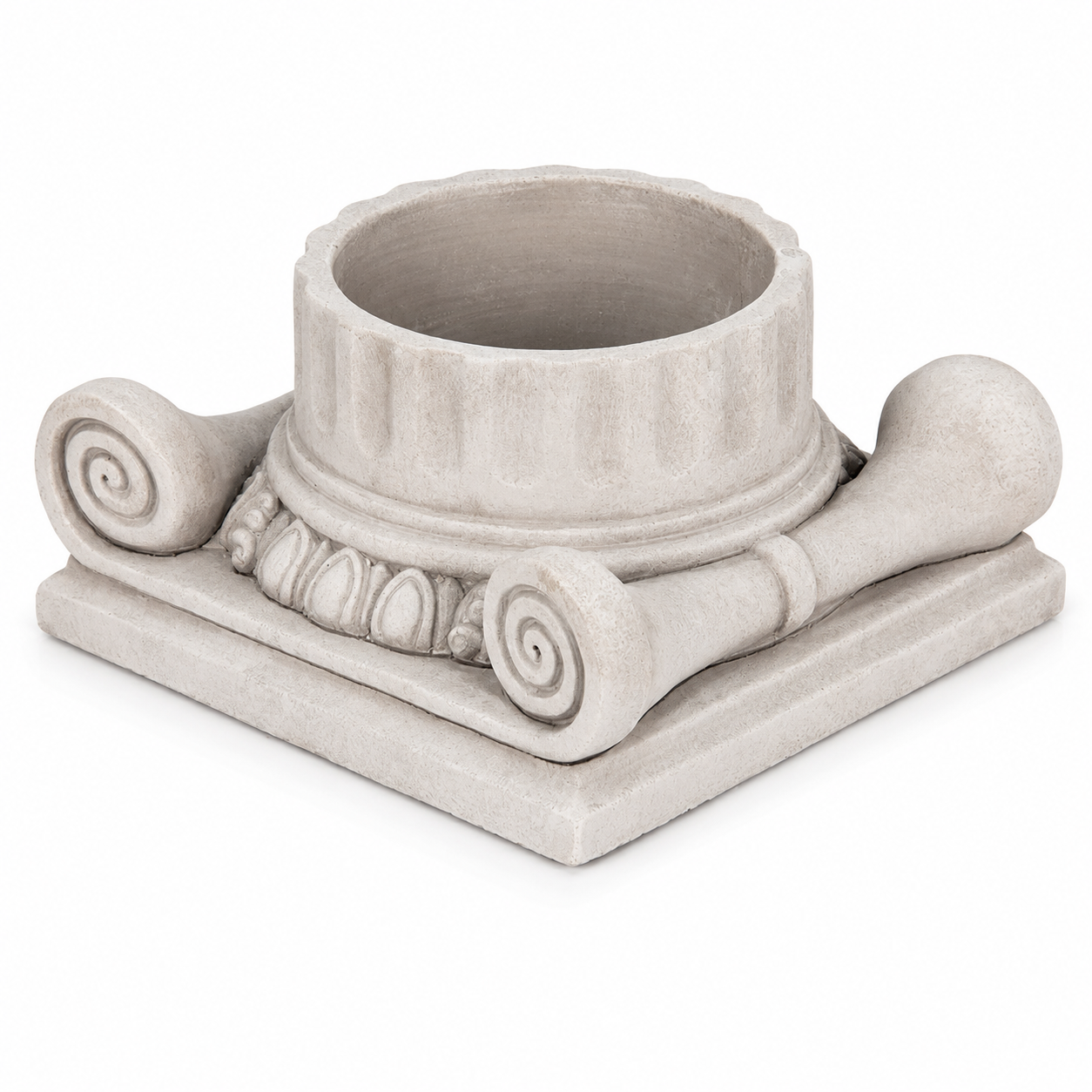 Classic Heritage Ionic Column Stone Plant Pot