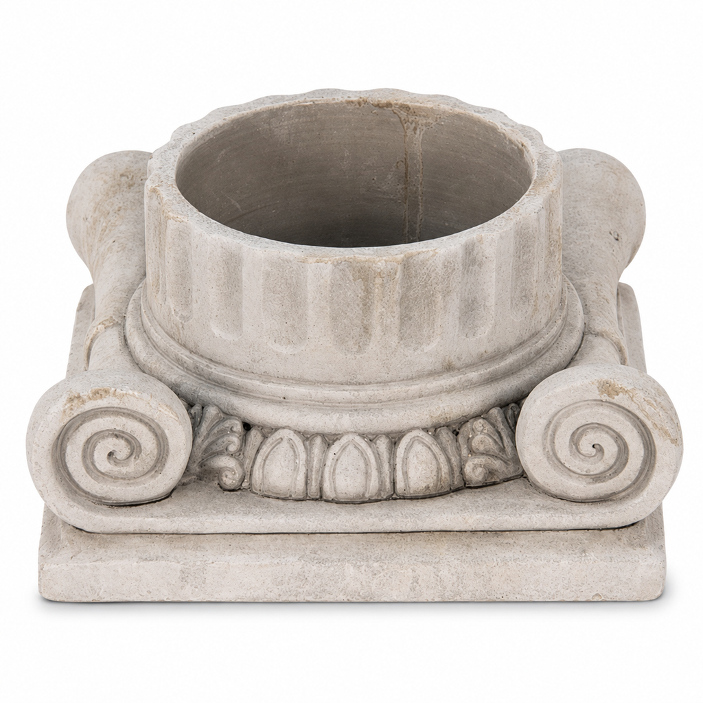 Classic Heritage Ionic Column Stone Plant Pot