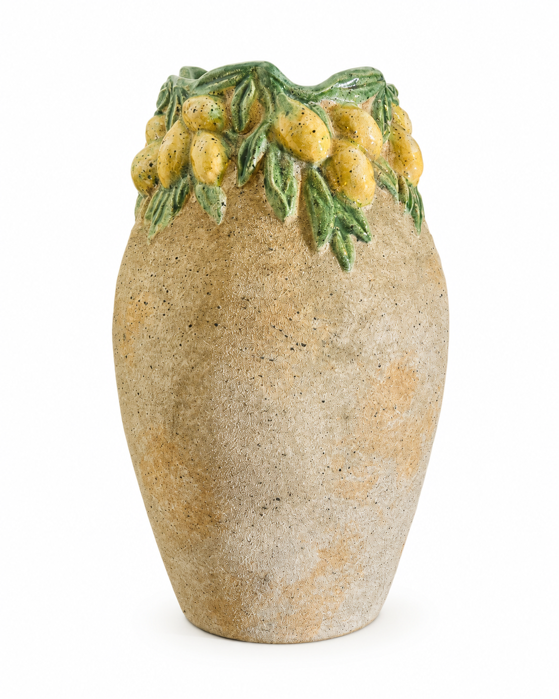Terracotta Olives Vase