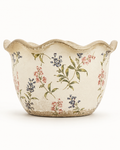 Vintage Floral Planter Pot