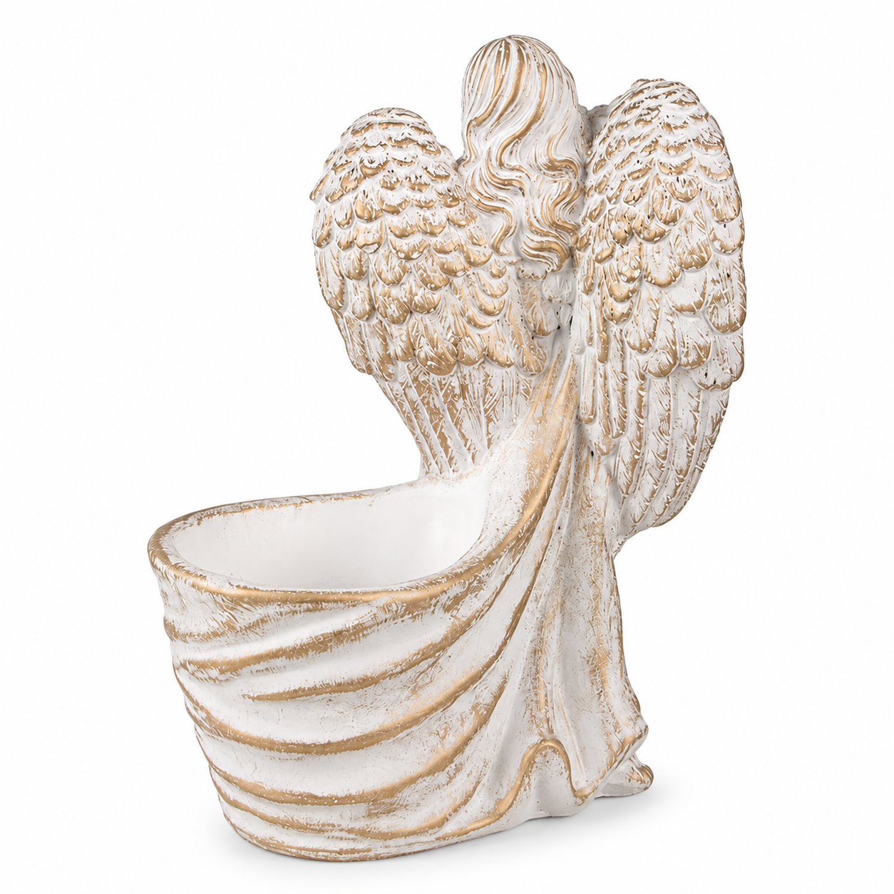 Classic Heritage Angel Stone Plant Pot