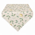 Beige Cotton Lemon Table Runner