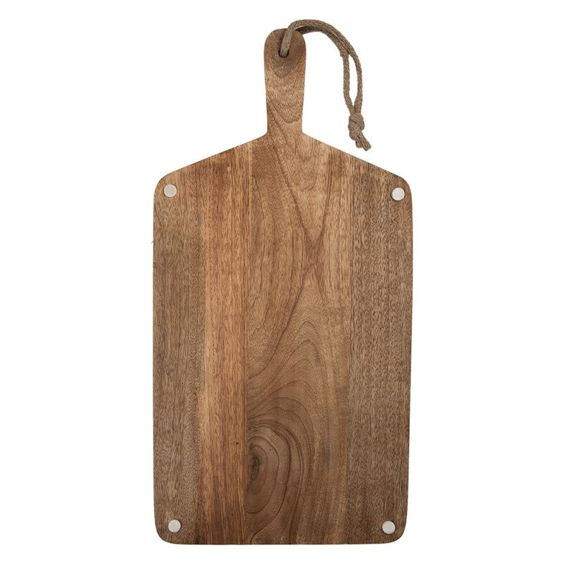 Decorative rabbit serving board in kitchen
