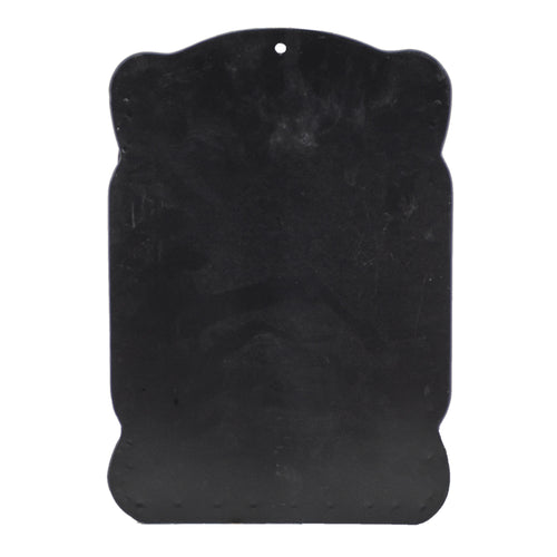 Black Floral Metal Wall Mailbox