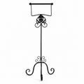 Vintage-Style Standing Toilet Paper Holder – Iron